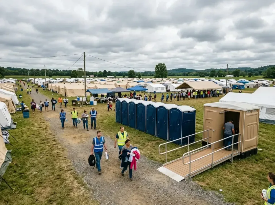 disaster-relief-camp-restrooms-010 — frequently asked questions, Dumpster & Portable Bathrooms Rental in Fairmont, IL